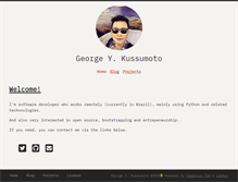 Tablet Screenshot of georgeyk.com.br